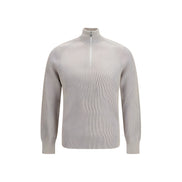 Brunello Cucinelli Beige Cotton Sweatshirt
