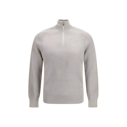 Brunello Cucinelli Beige Cotton Sweatshirt