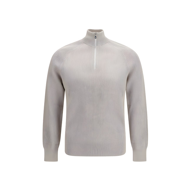 Brunello Cucinelli Beige Cotton Sweatshirt