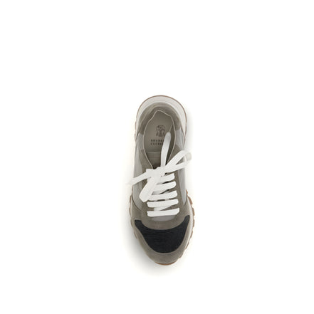 Adidași sport bicolori Brunello Cucinelli
