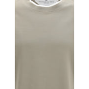 Brunello Cucinelli Bicolor Cotton T-Shirt