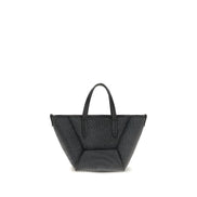 Brunello Cucinelli Black Calf Leather Shoulder Bag