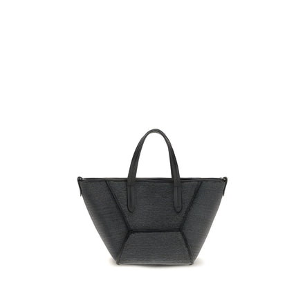 Brunello Cucinelli Black Calf Leather Shoulder Bag