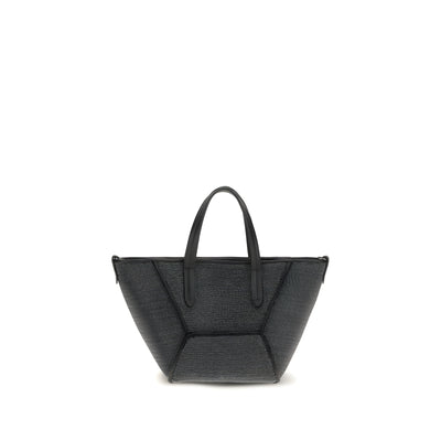 Brunello Cucinelli Black Calf Leather Shoulder Bag