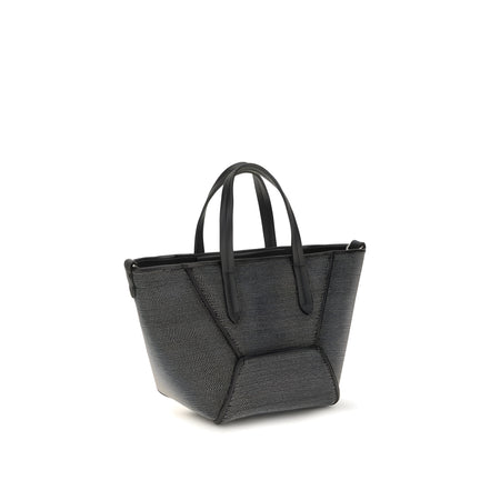 Brunello Cucinelli Black Calf Leather Shoulder Bag