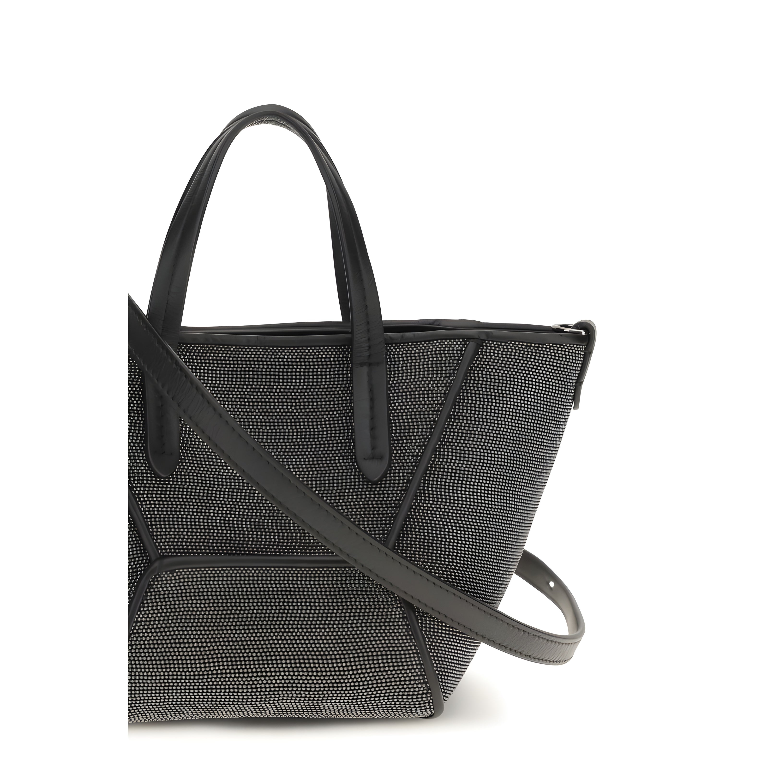 Brunello Cucinelli Black Calf Leather Shoulder Bag