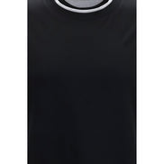 Brunello Cucinelli Black Cotton T-Shirt