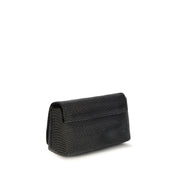 Geantă de umăr Brunello Cucinelli din piele neagră