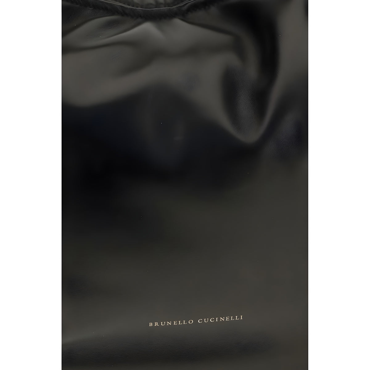 Brunello Cucinelli Geantă de Umăr Neagră din Piele