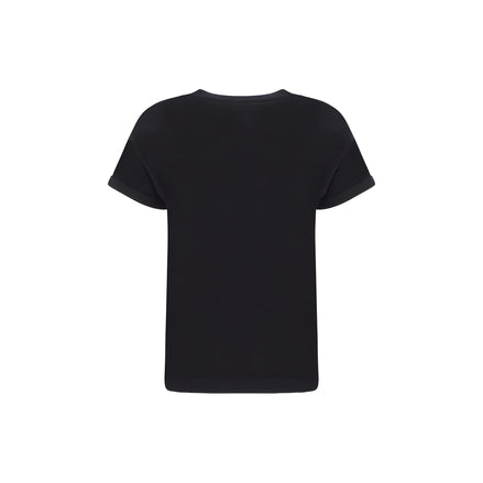 Tricou negru Brunello Cucinelli