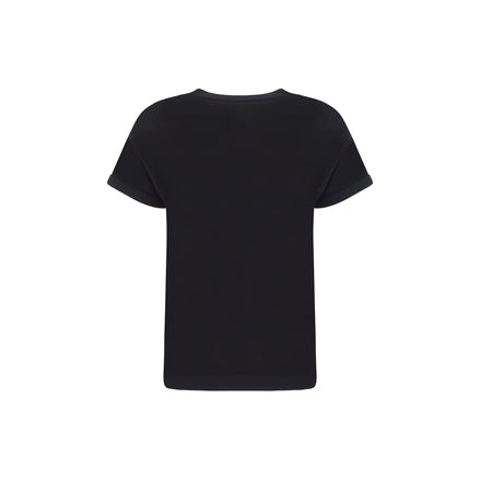 Tricou negru Brunello Cucinelli