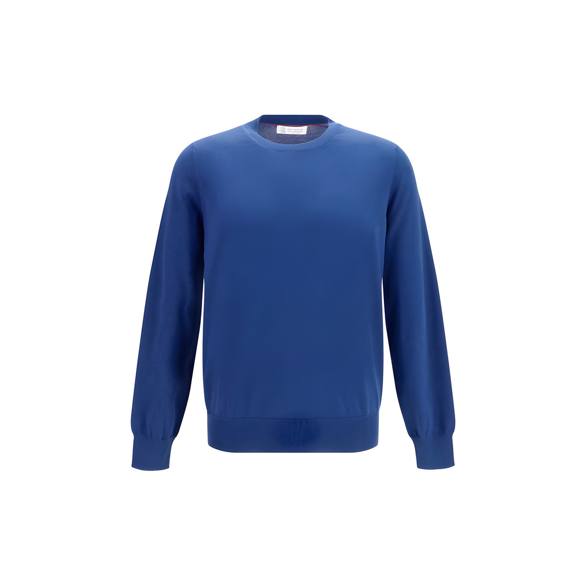 Brunello Cucinelli Blue Cotton Sweatshirt