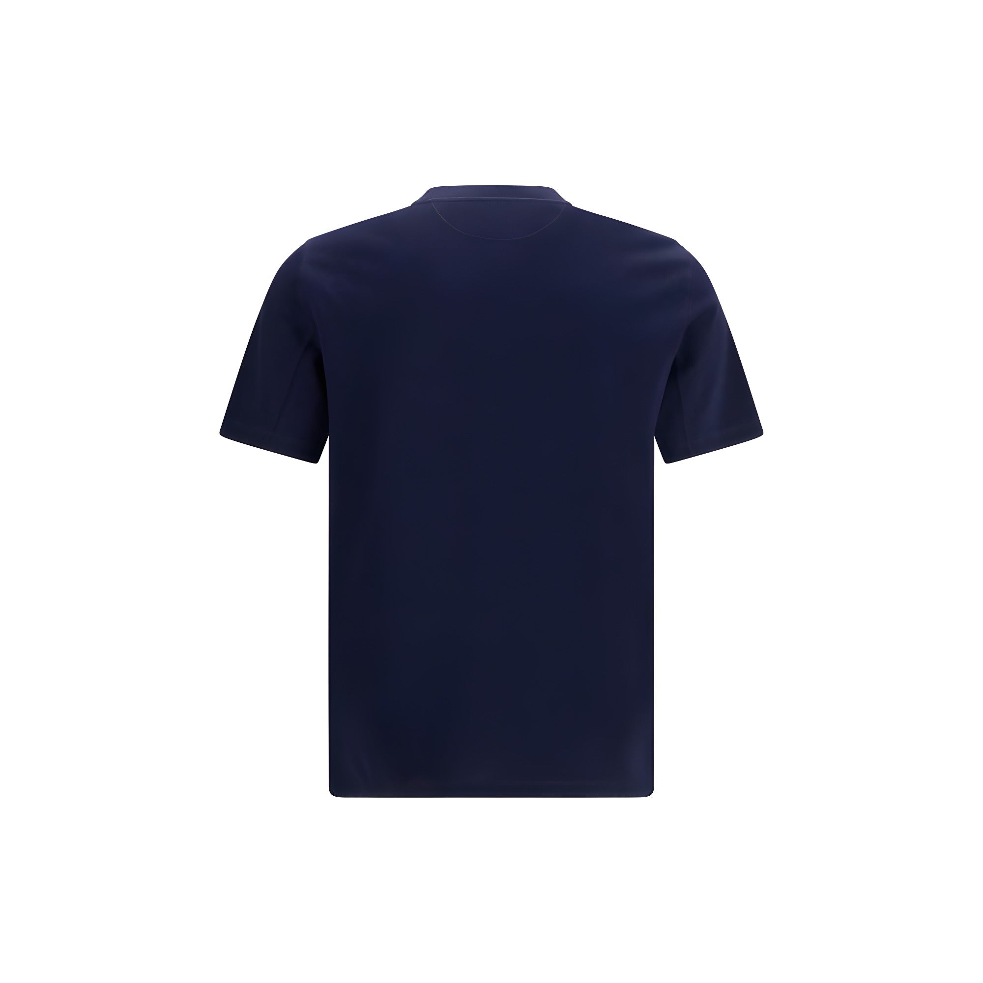 Brunello Cucinelli Blue Cotton T-Shirt