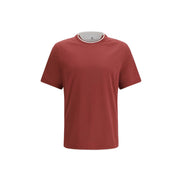 Tricou Brunello Cucinelli bordo din bumbac