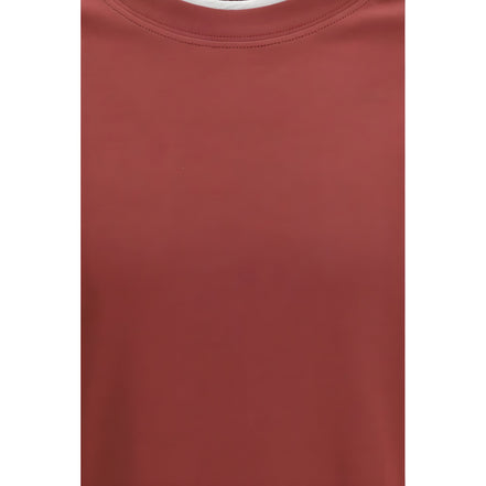 Tricou Brunello Cucinelli bordo din bumbac