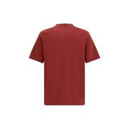 Brunello Cucinelli Bordeaux Cotton T-Shirt