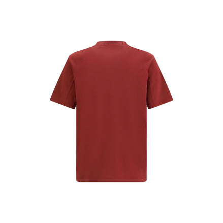 Brunello Cucinelli Bordeaux Cotton T-Shirt