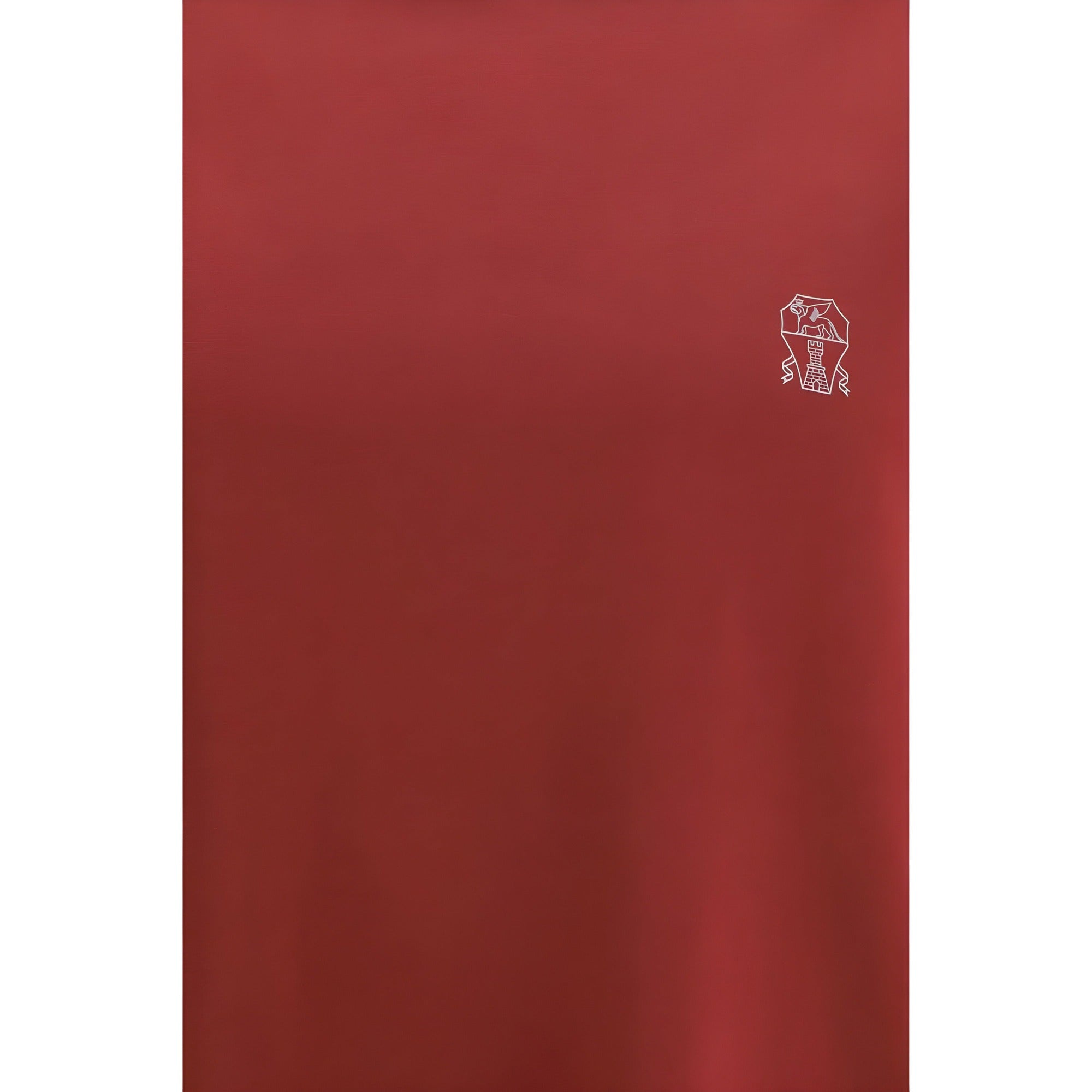 Tricou Brunello Cucinelli Bordeaux din bumbac