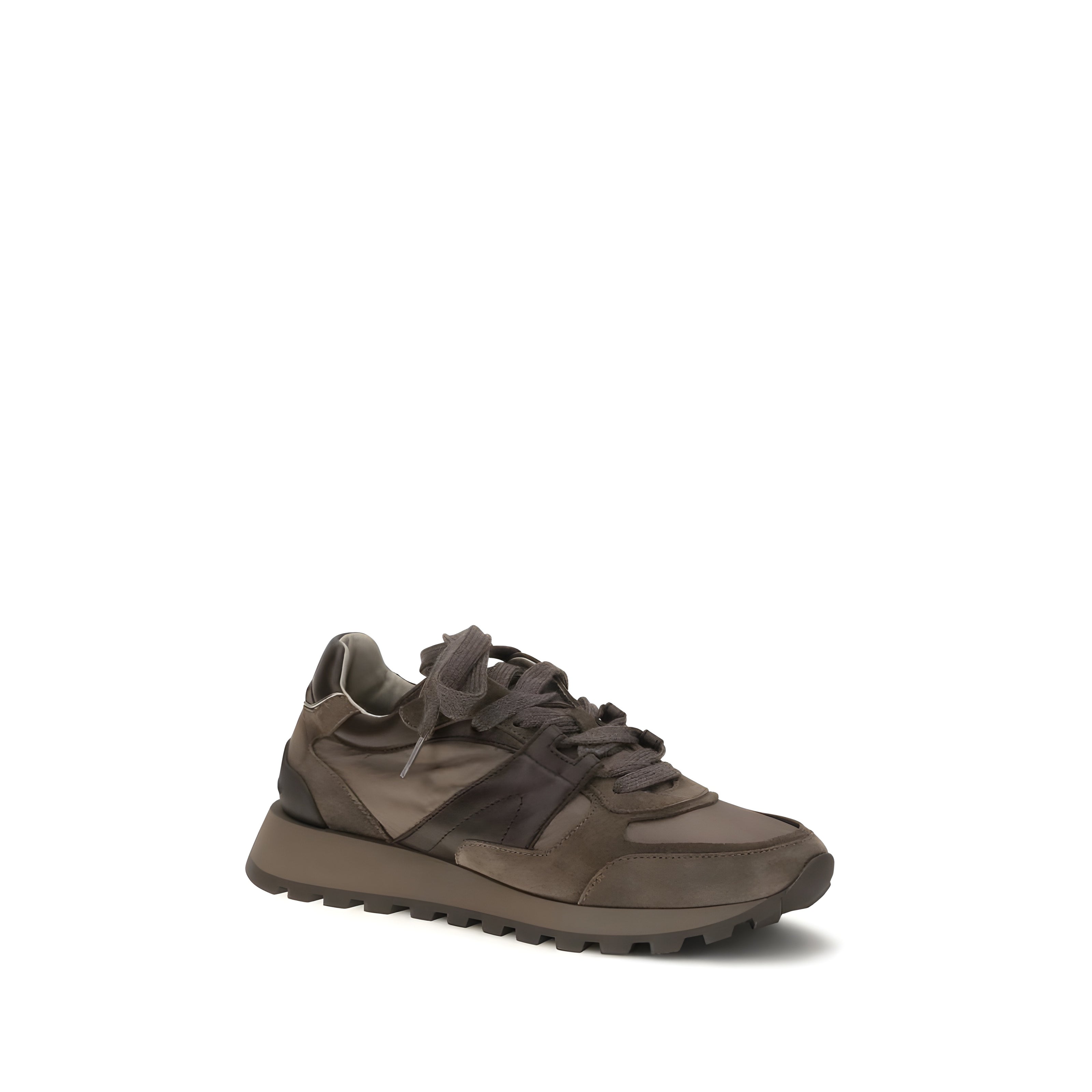 Brunello Cucinelli Brown Athletic Sneakers