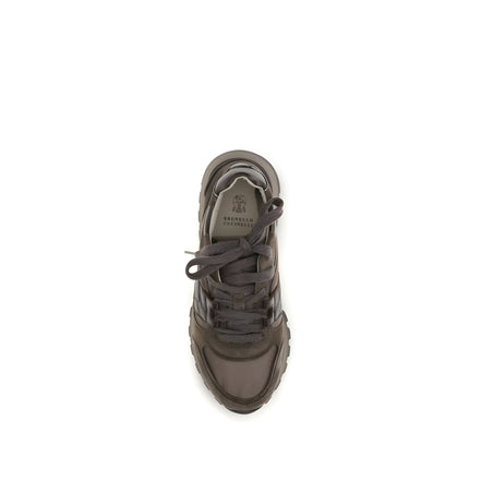 Brunello Cucinelli Brown Athletic Sneakers