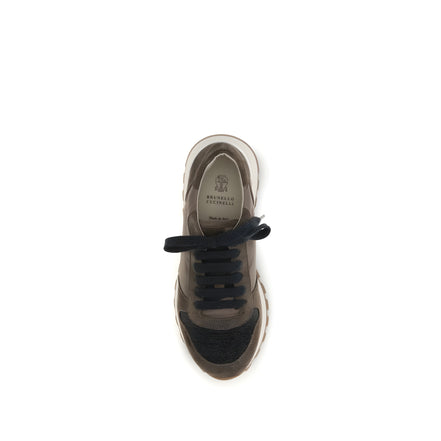 Brunello Cucinelli Brown Active Athletic Sneakers
