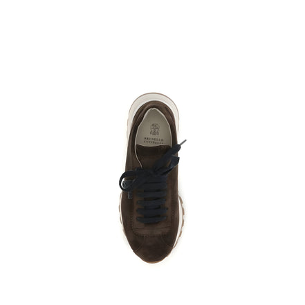 Brunello Cucinelli Brown Athletic Sneakers