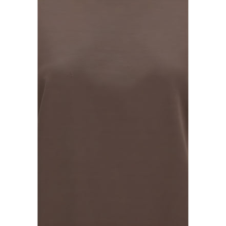 Brunello Cucinelli Brown Cotton T-Shirt