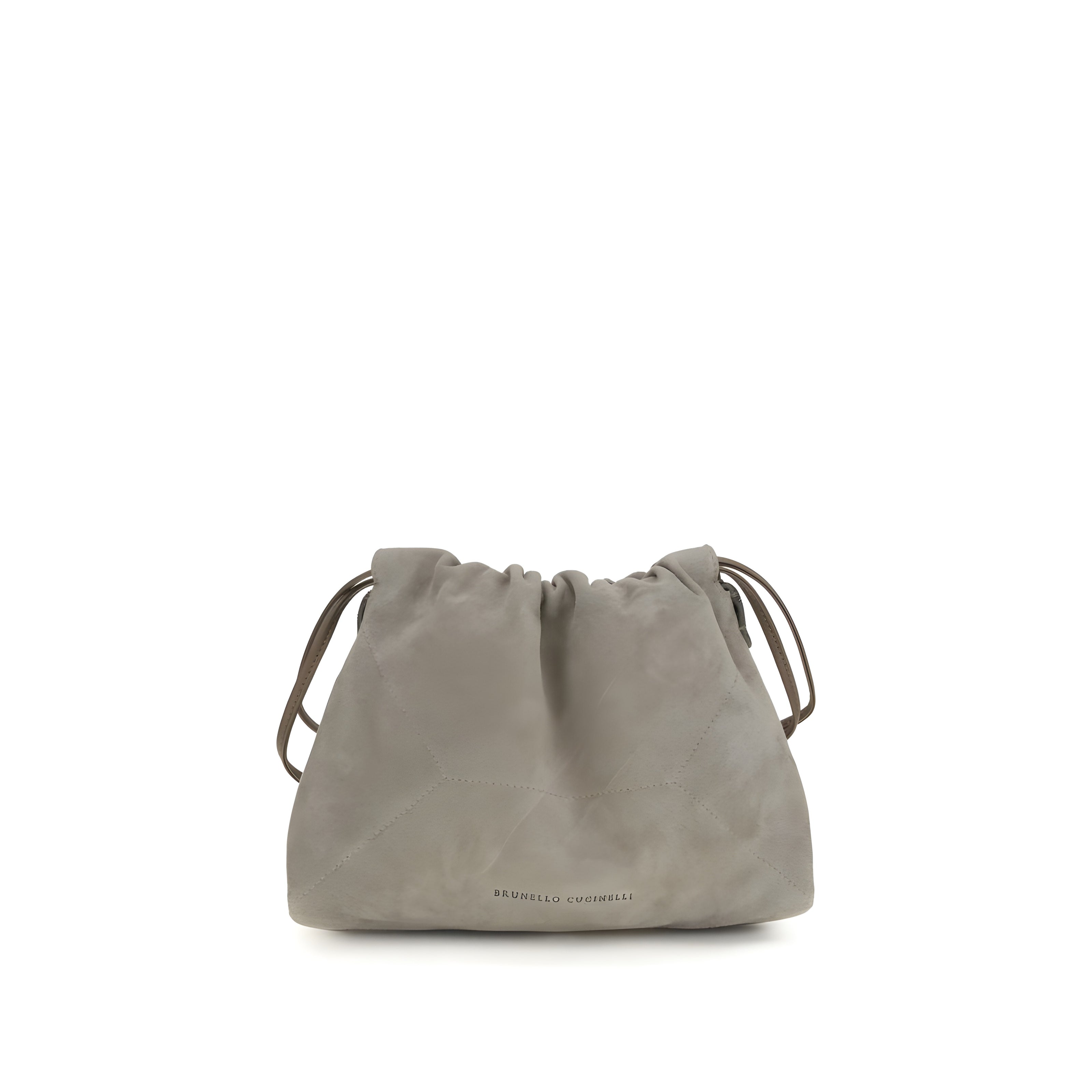 Brunello Cucinelli Grey Clutch Bag