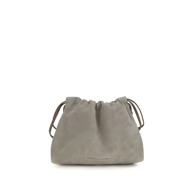 Brunello Cucinelli Grey Clutch Bag