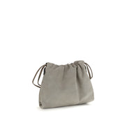 Brunello Cucinelli Grey Clutch Bag