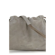 Brunello Cucinelli Grey Clutch Bag