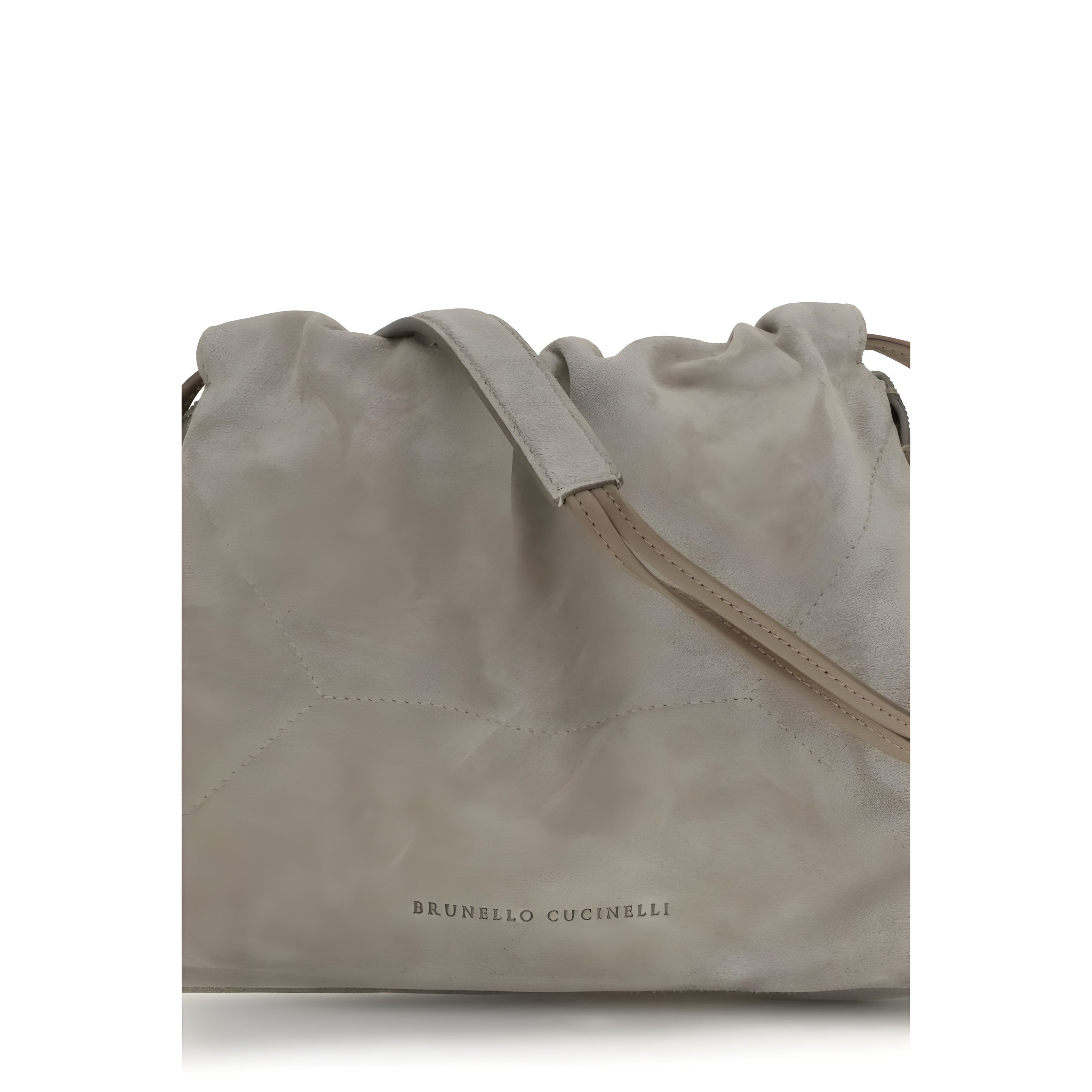 Brunello Cucinelli Grey Clutch Bag