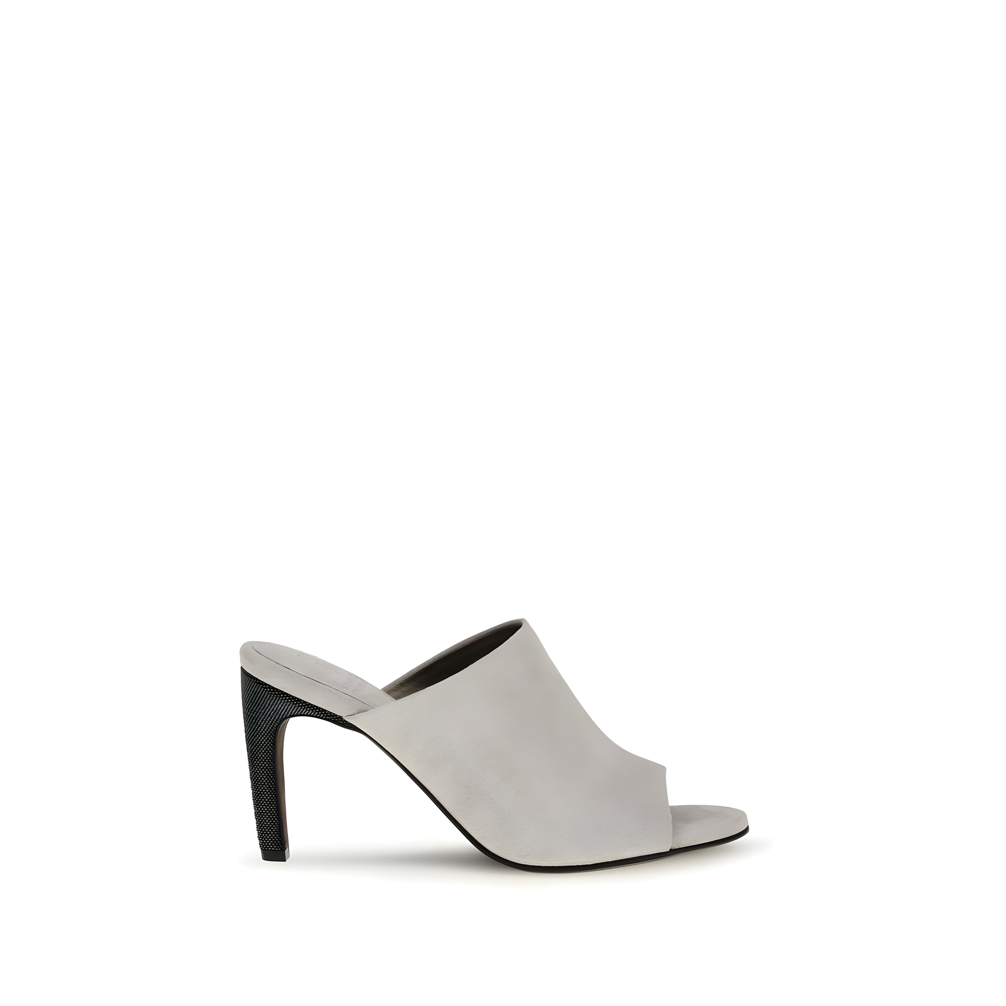 Brunello Cucinelli Gray Mules
