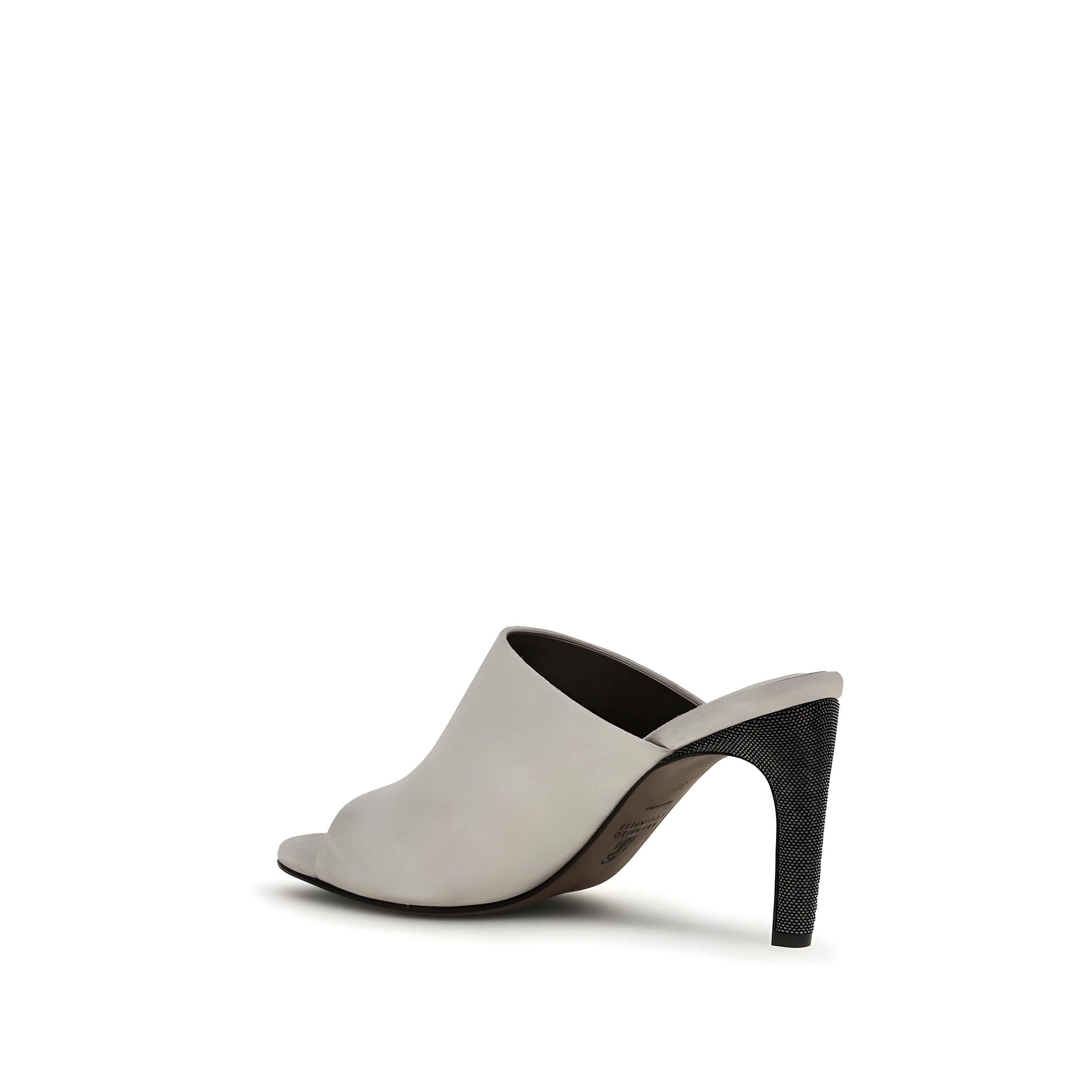 Brunello Cucinelli Gray Mules