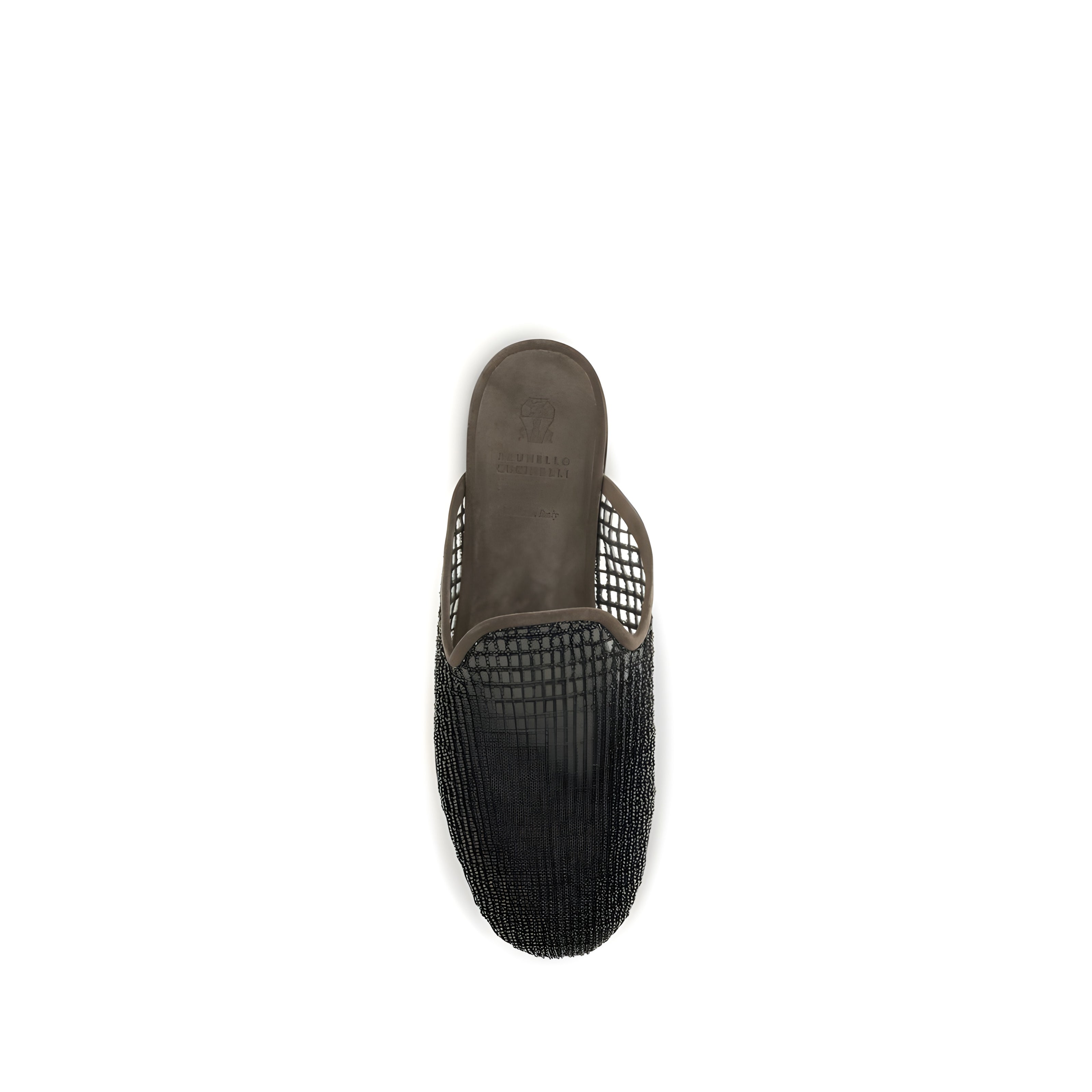 Brunello Cucinelli Grey Mules