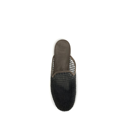 Brunello Cucinelli Grey Mules