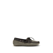 Brunello Cucinelli Grey Slip-On Loafers