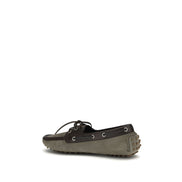 Brunello Cucinelli Grey Slip-On Loafers