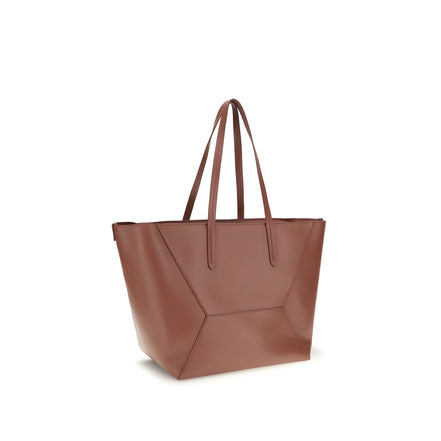 Brunello Cucinelli Geantă de umăr din piele de vițel multicoloră