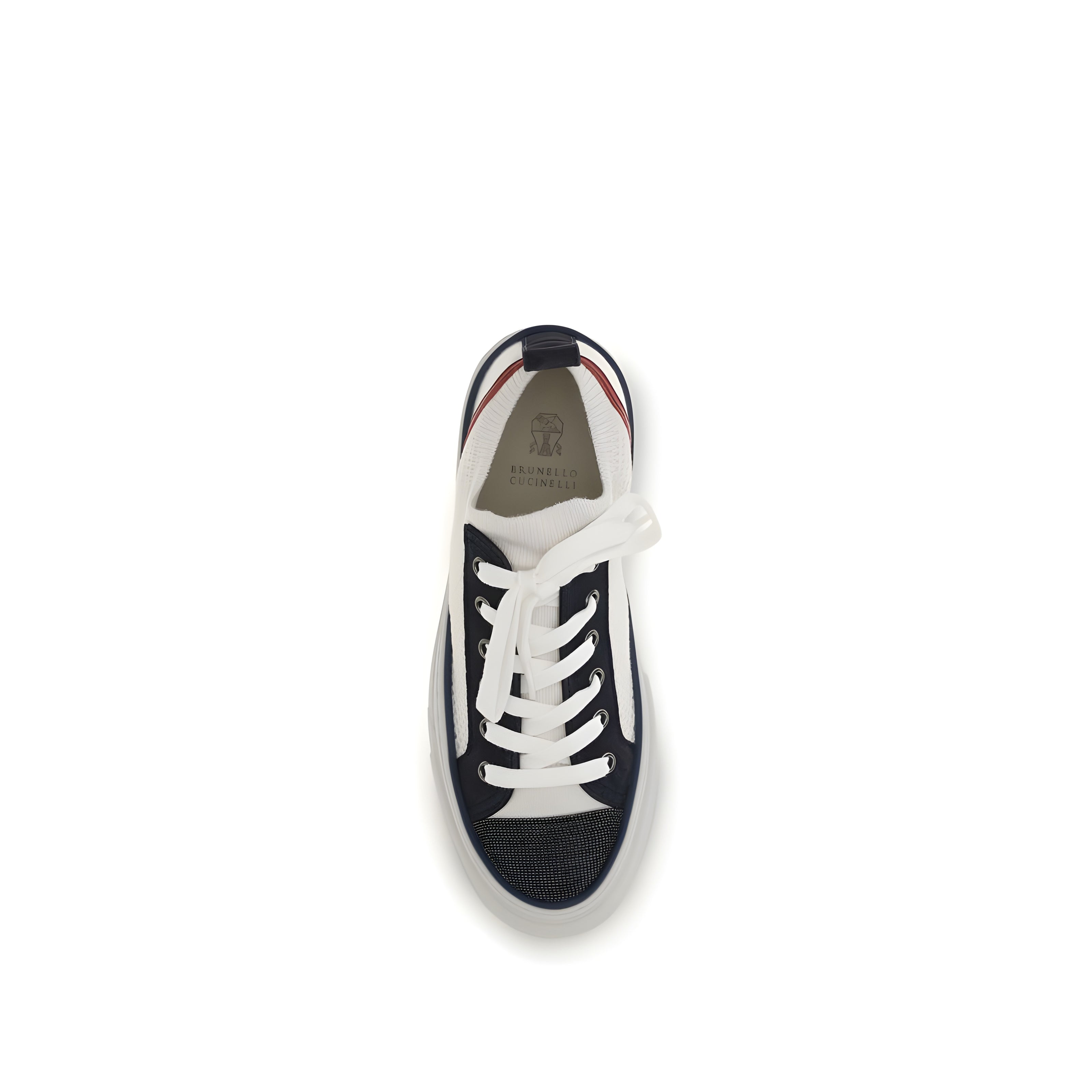 Brunello Cucinelli Multicolor Cotton Low Top Sneakers