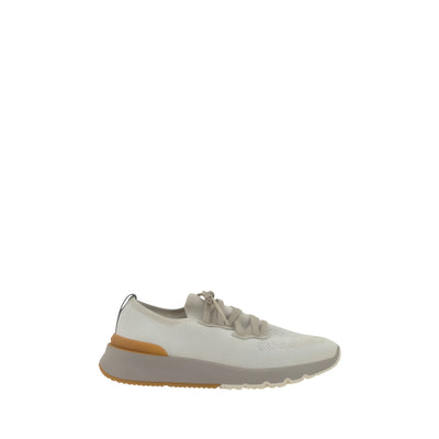 Sneakers Brunello Cucinelli Alb