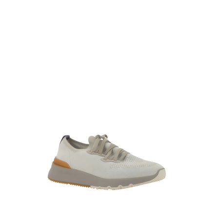 Sneakers Brunello Cucinelli Alb
