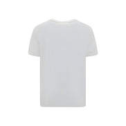 Tricou Brunello Cucinelli alb din bumbac