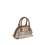 Geantă Burberry bej din canvas