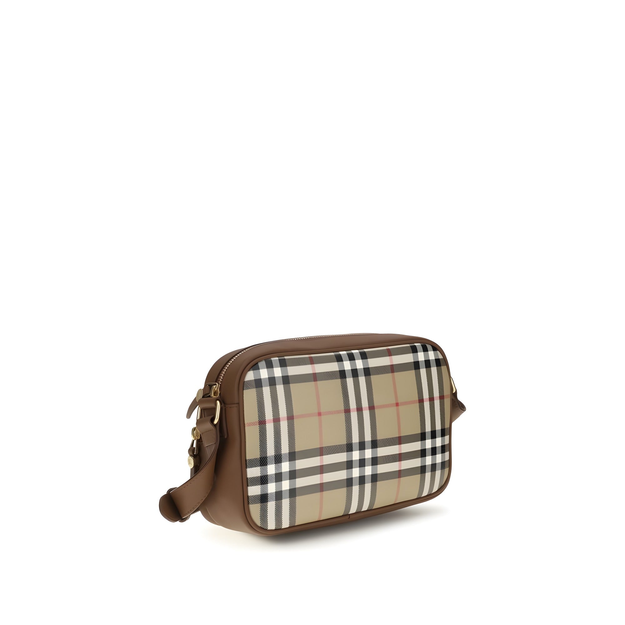 Geantă de umăr Burberry bej din bumbac