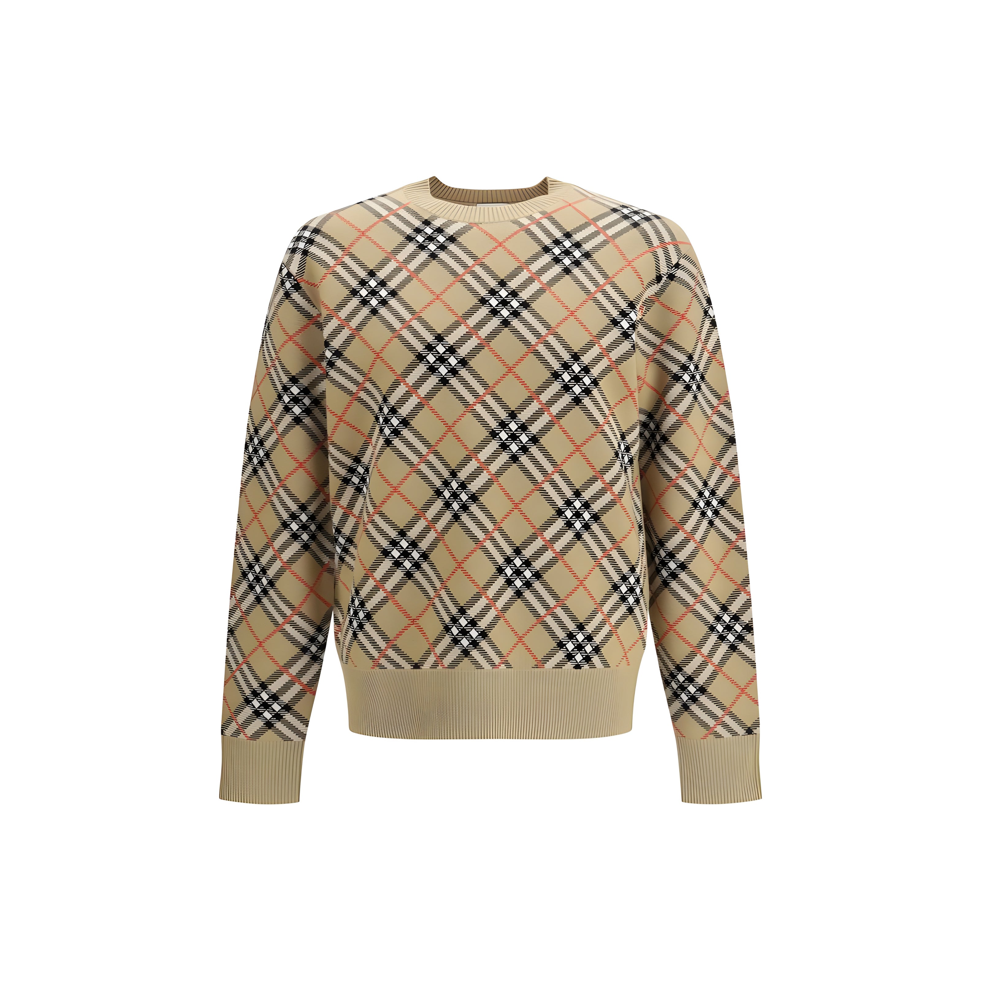Burberry Beige Cotton Sweatshirt