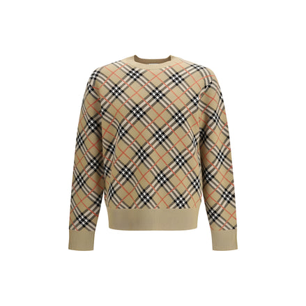 Burberry Beige Cotton Sweatshirt