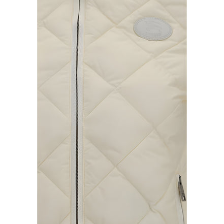 Cardigan Burberry bej din poliamidă
