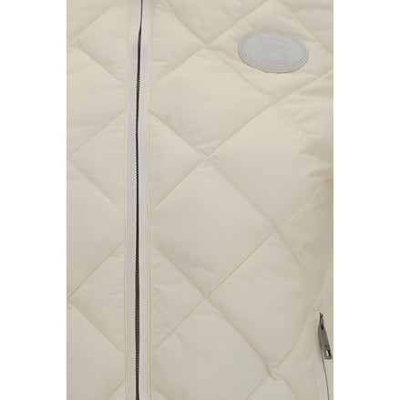 Cardigan Burberry bej din poliamidă