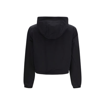 Jachetă lungă Burberry bej din poliester
